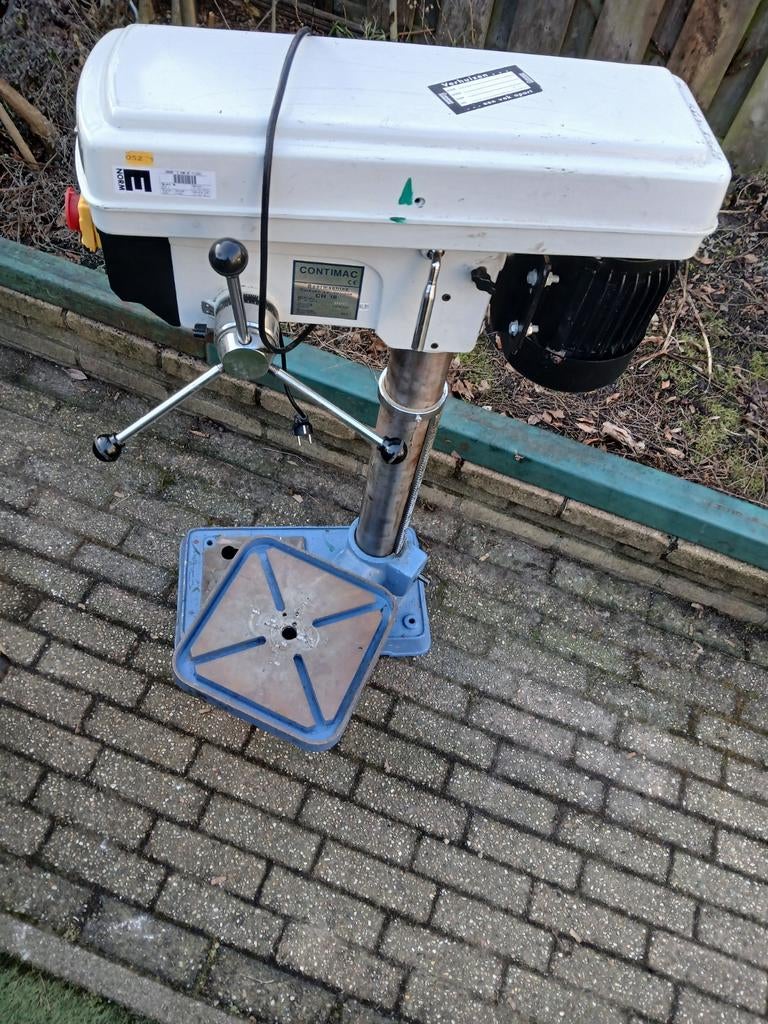 Contimac ch18 tafel boorkolom, Ophalen, Gebruikt, Kolomboormachine