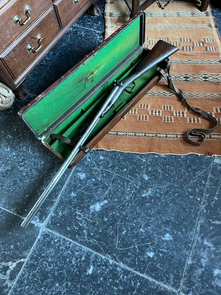 Antiek frans penvuur jachtgeweer jagen jager, Ophalen of Verzenden, Landmacht, Overige gebieden