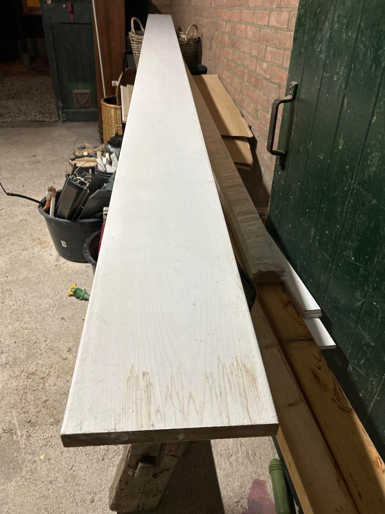 Red Cedar Massief Hout - Gegrond - 28x240x4650mm, 25 tot 50 mm, Nieuw, Ophalen of Verzenden, Plank