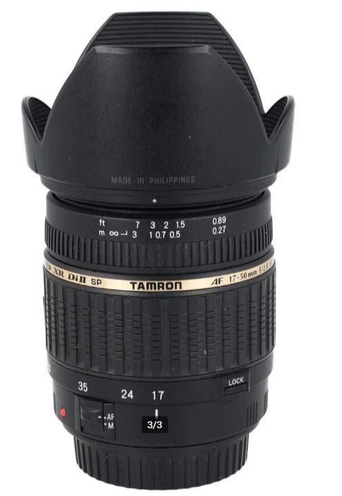 Tamron 17-50mm F/2.8 SP Di II VC AF MF Canon zoom objectief, Ophalen, Zo goed als nieuw, 80 tot 200 mm, Lenzentelescoop (refractor)
