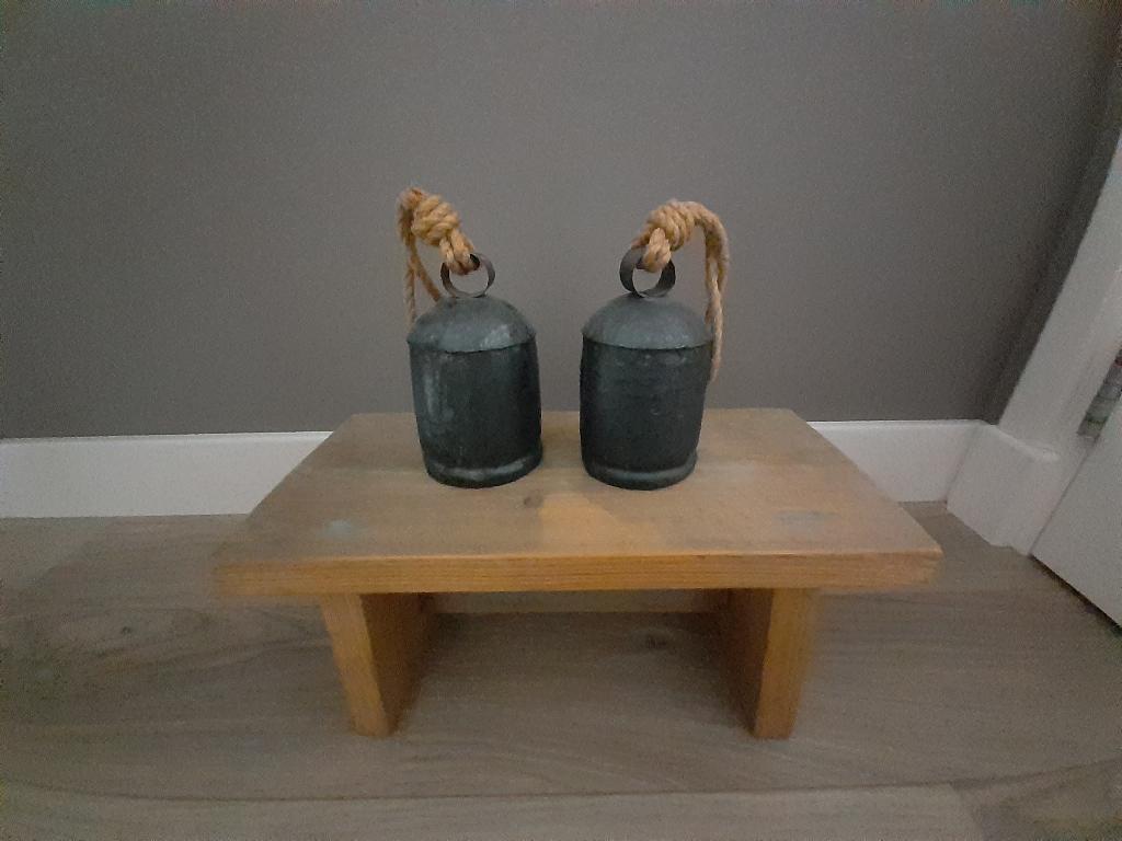 Metalen bellen, "SOBER STIJL". Woonaccessoires., Ophalen of Verzenden, Nieuw