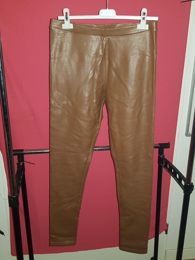 Legging (709), Kleding | Dames, Leggings, Maillots en Panty's, Legging, Maat 36/38 (S), Bruin, Ophalen of Verzenden