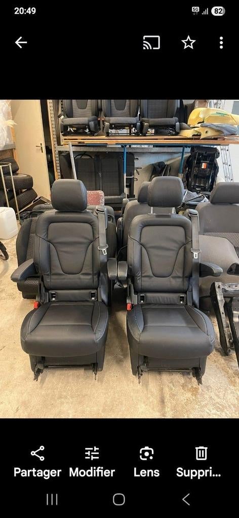 stoelen lederen nieuws ouirginale lugano mercedes class v 25, Auto-onderdelen, Interieur en Bekleding, Nieuw, Ophalen of Verzenden