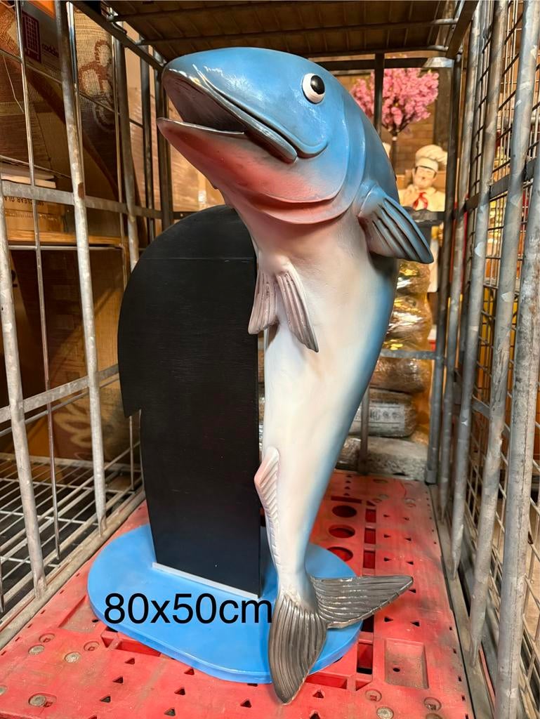 Krijtbord Vis Reclamebord, Ophalen