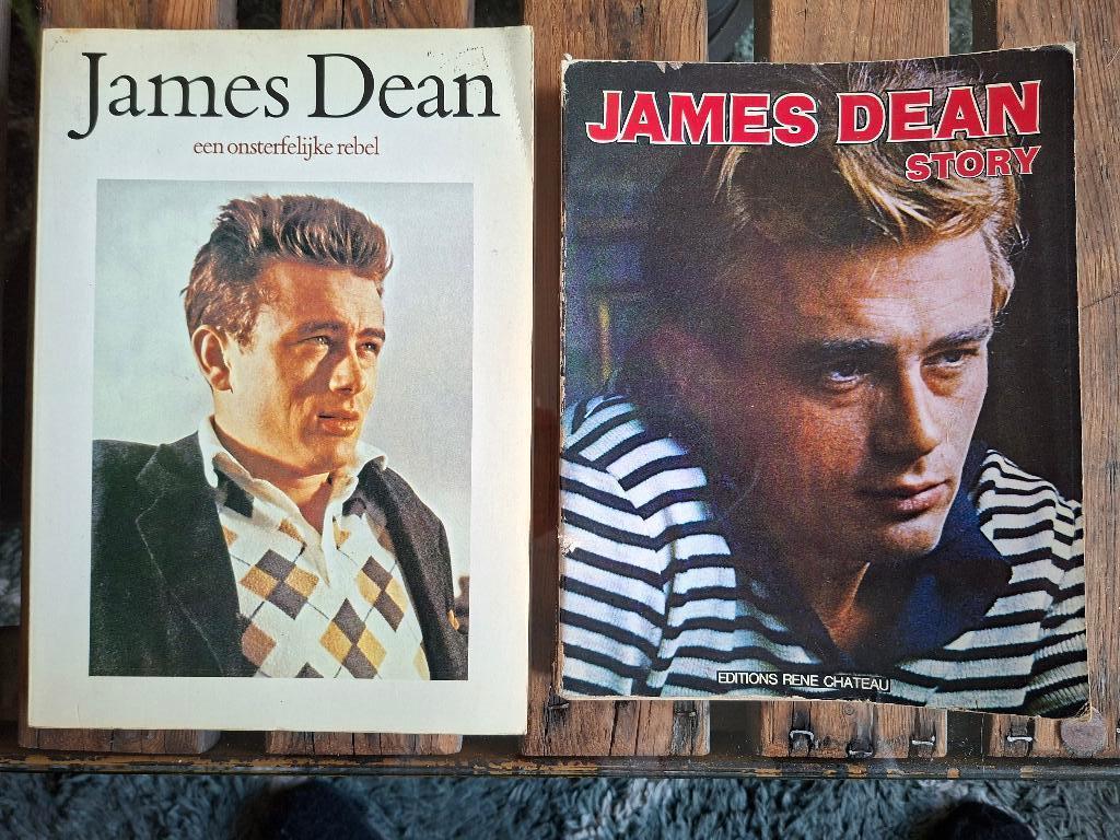 2 boeken over James Dean, Verzamelen, Ophalen of Verzenden, Gebruikt, Film, Overige typen