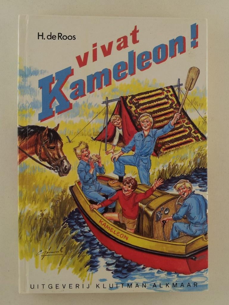 Roos, H. de - Vivat kameleon!, Boeken, Verzenden, Gelezen, Fictie
