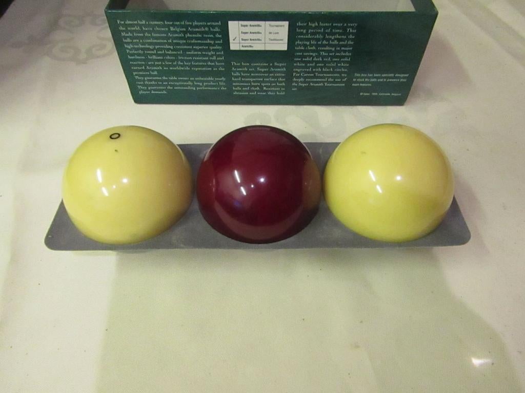 Biljartballen, Ophalen of Verzenden, Zo goed als nieuw, Keu of Ballen