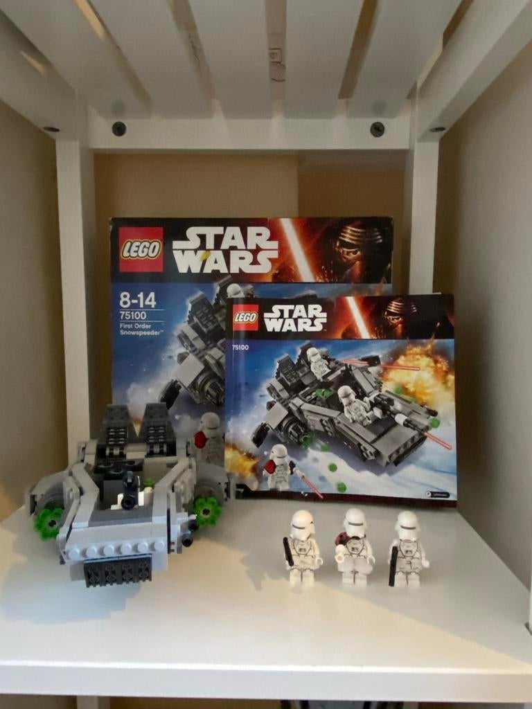 Lego Star Wars 75100 First Order Snowspeeder, Ophalen of Verzenden, Zo goed als nieuw