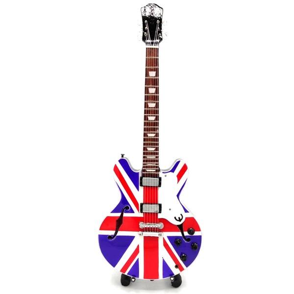 Noel Gallagher Oasis miniatuur gitaar 25cm mini guitar deco, Info@deconoord.nl, Deco Noord, Nieuw, Ophalen of Verzenden
