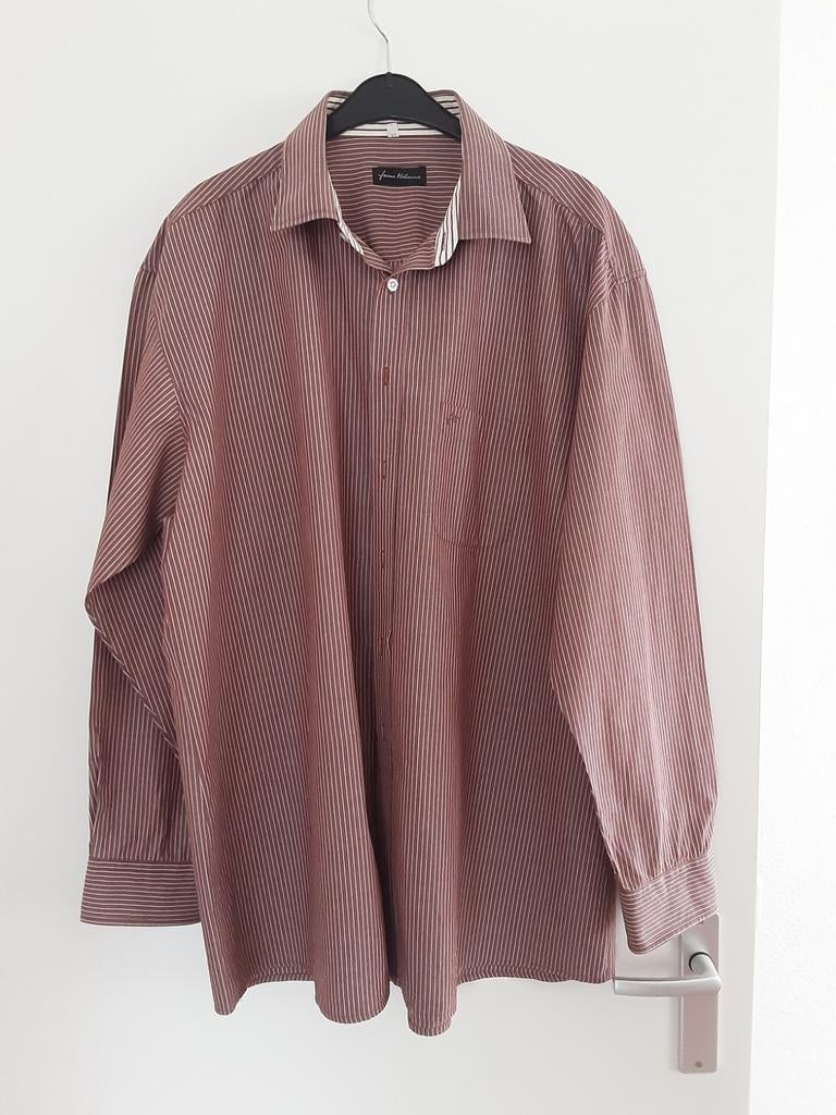 Gestreept herenoverhemd maat 45  merk Frans Molenaar., Ophalen of Verzenden, Zo goed als nieuw, Overhemd