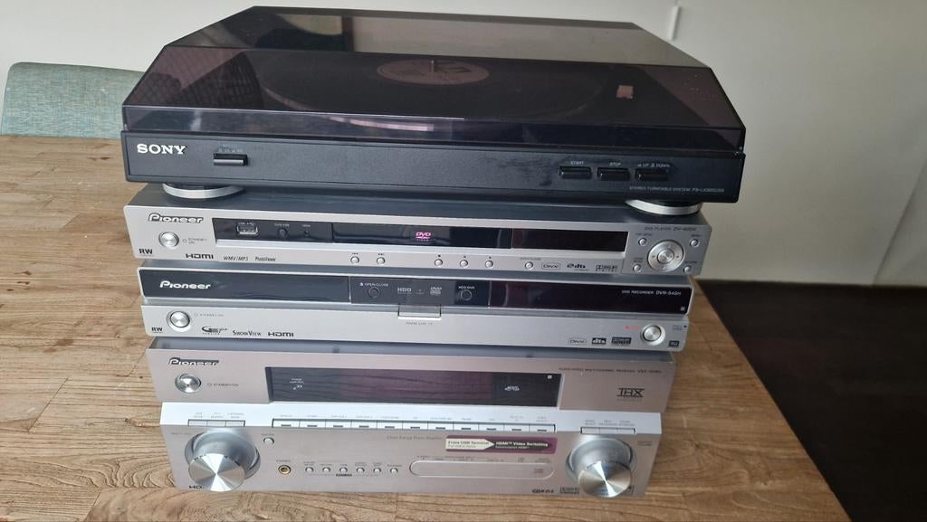 Pioneer Multimedia Set - Receiver, DVD, Speakers, Draaitafel, Ophalen, Gebruikt, Pioneer, 5.1-systeem