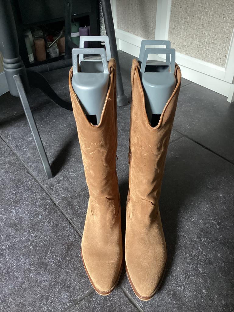 Cowboy laarzen country 39, Kleding | Dames, Schoenen, Ophalen, Zo goed als nieuw, Zwart, Hoge laarzen