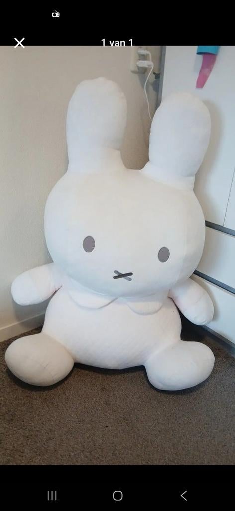 Grote Nijntje Knuffel - 1 Meter, Ophalen of Verzenden, Zo goed als nieuw, Konijn