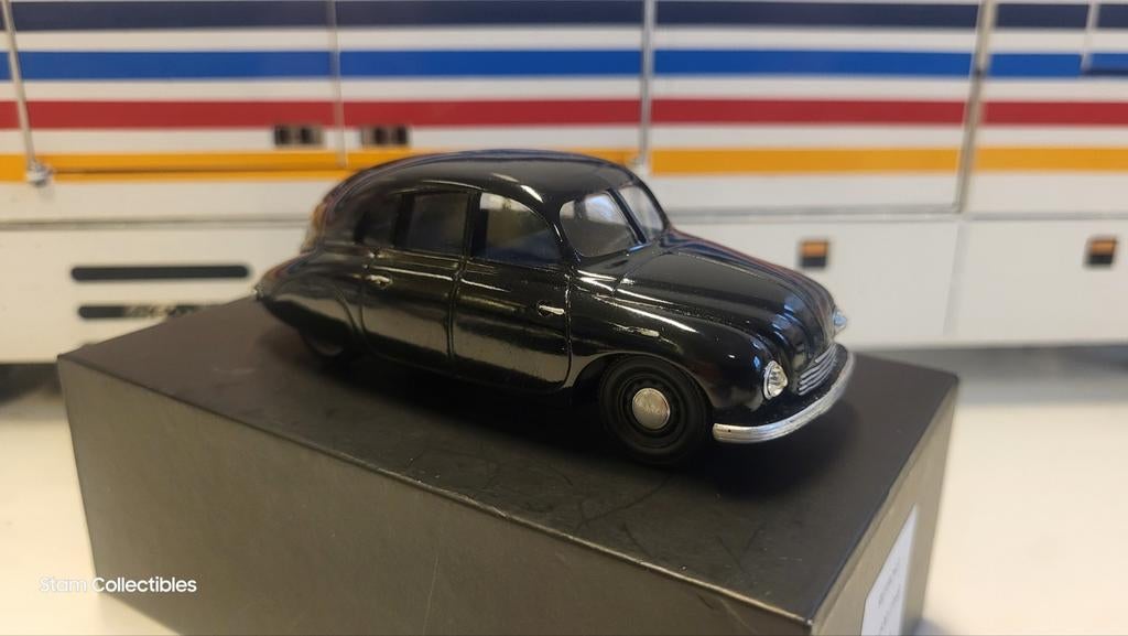 Retro43 Tatra 600 Tatraplan Black - 1948, Hobby en Vrije tijd, Overige merken, Auto, Nieuw, Ophalen of Verzenden