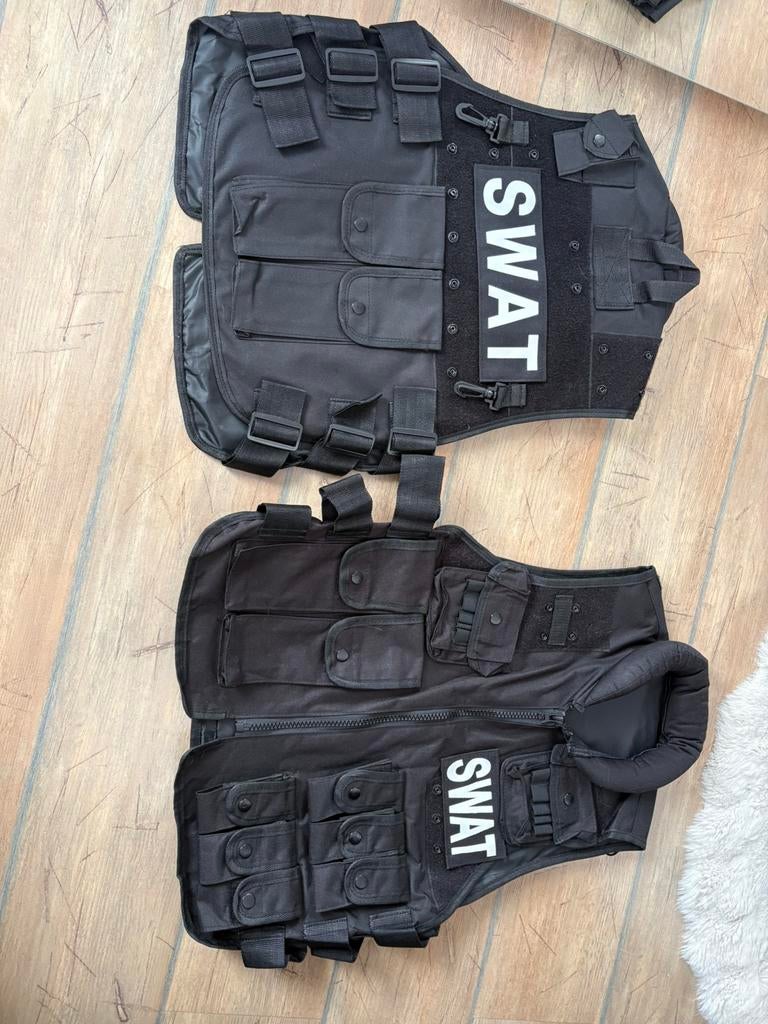 Carnavalskleding swat pak, Ophalen of Verzenden, Zo goed als nieuw, Maat 46 (S) of kleiner