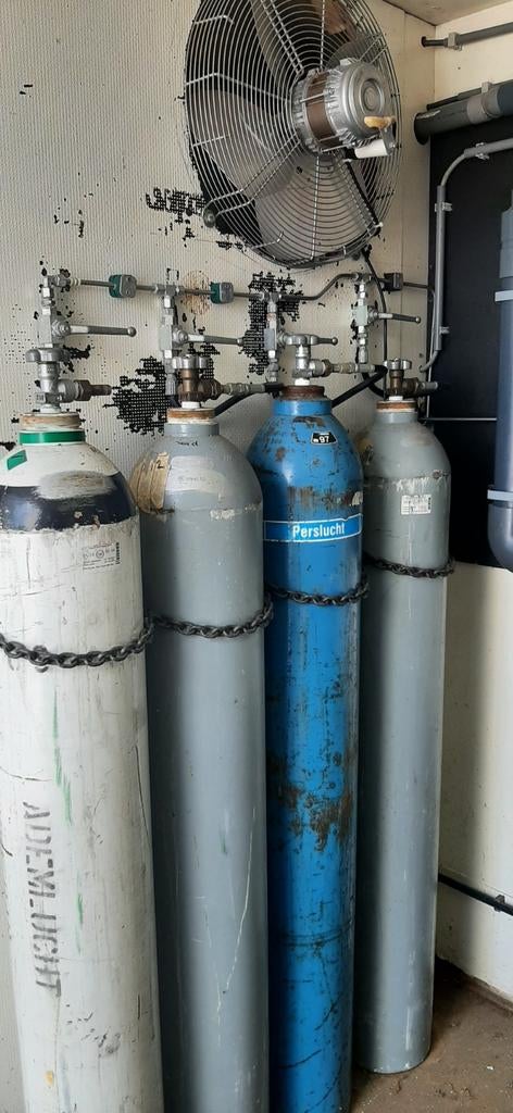 Buffer flessen 50 L, Ophalen of Verzenden, Gebruikt, Duikfles