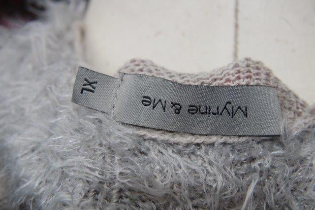 Jurk bruin/ grijs Myrine & Me mt XL Vaste prijs AANBIEDING, Bruin, Maat 46/48 (XL) of groter, Ophalen of Verzenden, Zo goed als nieuw