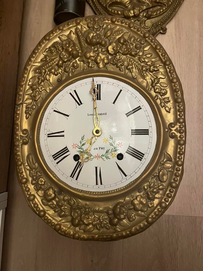Antieke comtoise klok Louis Badoz, Ophalen
