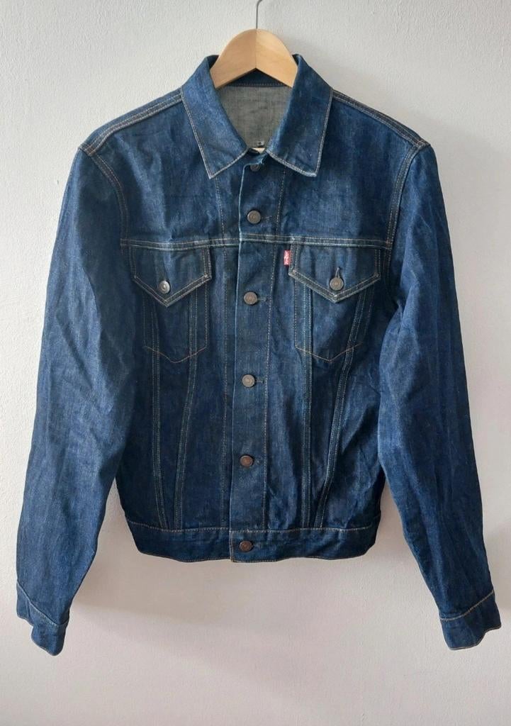Levis Vintage Clothing Big E denim jacket M, Kleding | Heren, Jassen | Zomer, Gedragen, Maat 48/50 (M), Blauw, Ophalen of Verzenden