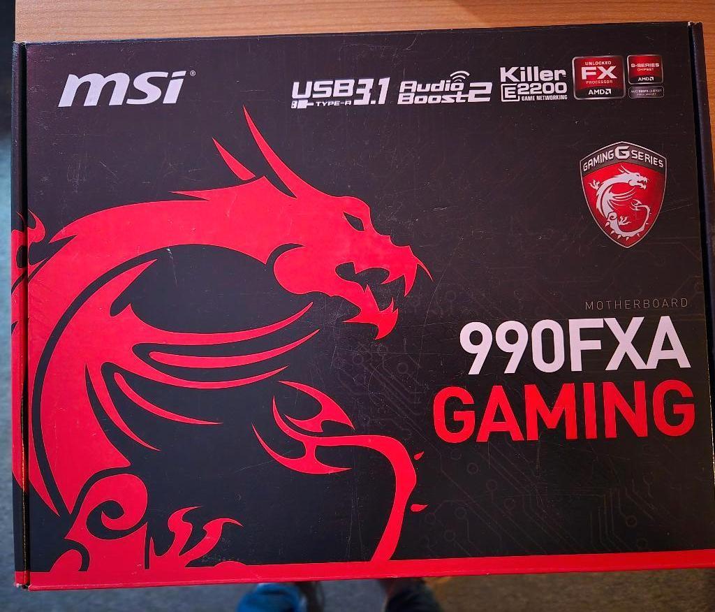 MSI moederbord, Socket AM3+, DDR3, Ophalen of Verzenden, Zo goed als nieuw