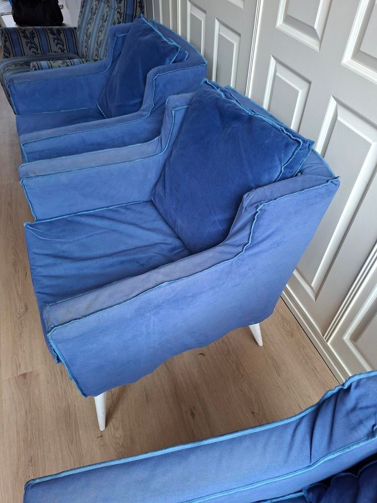 Gratis af te halen: 3 designer stoelen Sofa Company, Huis en Inrichting, Fauteuils, Ophalen of Verzenden