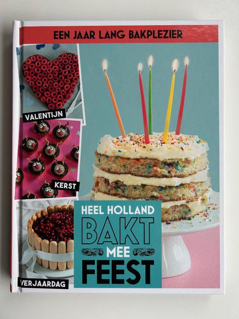 Heel Holland bakt kookboek (ZGAN) - Feest, Boeken, Kookboeken, Zo goed als nieuw, Taart, Gebak en Desserts, Overige typen, Nederland en België