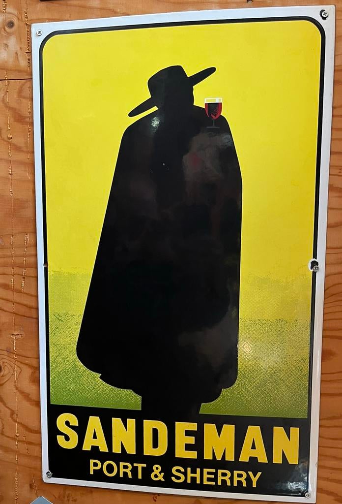 Sandeman Port & Sherry Emaille Bord, Ophalen of Verzenden