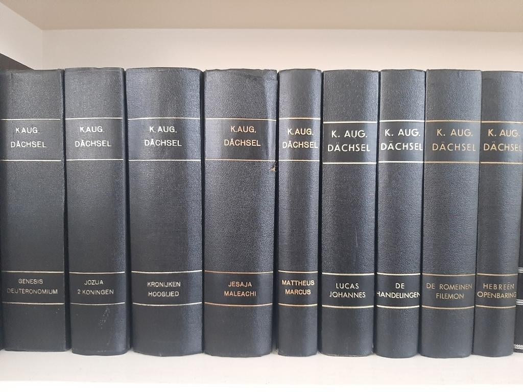 K. Aug. Dächsel Bijbel Oude/N Testament Bijbelverklaring, Ophalen of Verzenden, Gelezen, K. Aug. Dächsel, Christendom | Katholiek
