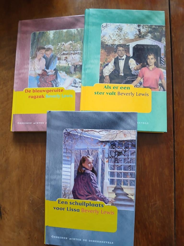 WD015.Beverly Lewis - Een schuilplaats voor Lissa + 2 delen, Boeken, Kinderboeken | Jeugd | 10 tot 12 jaar, Zo goed als nieuw