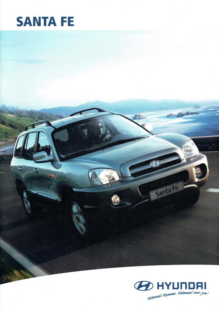 Folder Hyundai Sante Fe (2004), Verzenden, Gelezen, Overige merken