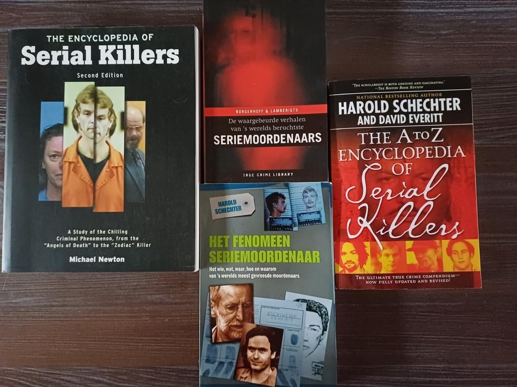 4 x seriemoordenaars boeken, nieuw!, Ophalen of Verzenden, Nieuw