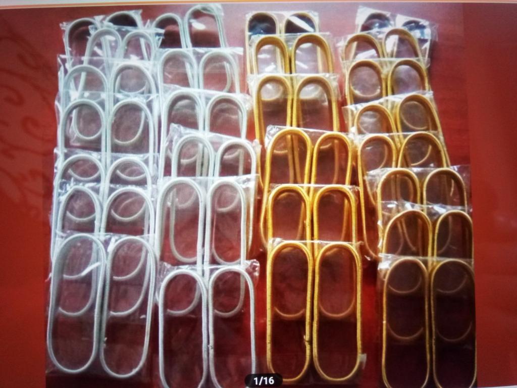 Metalen mouwophouders goud en zilverkleur, Ophalen of Verzenden, Nieuw, Overige materialen, Overige typen