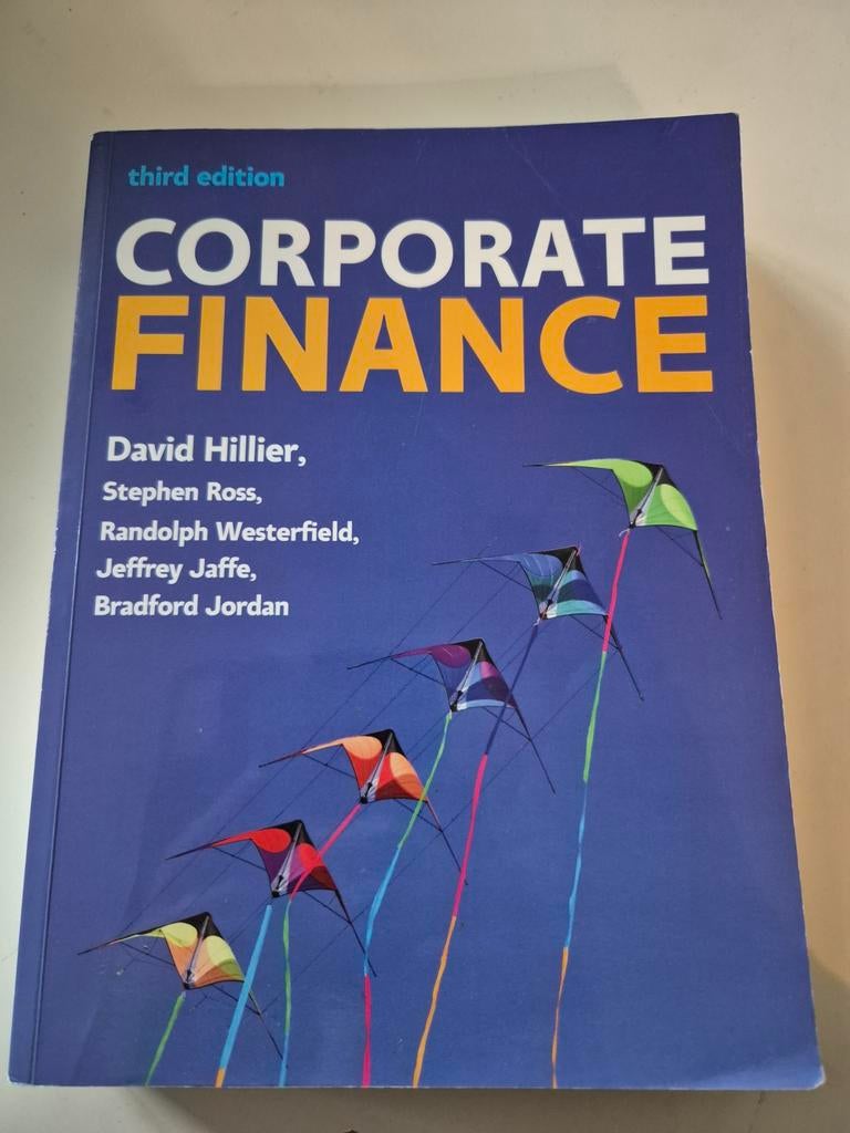 Corporate Finance, Ophalen, Zo goed als nieuw, Economie en Marketing