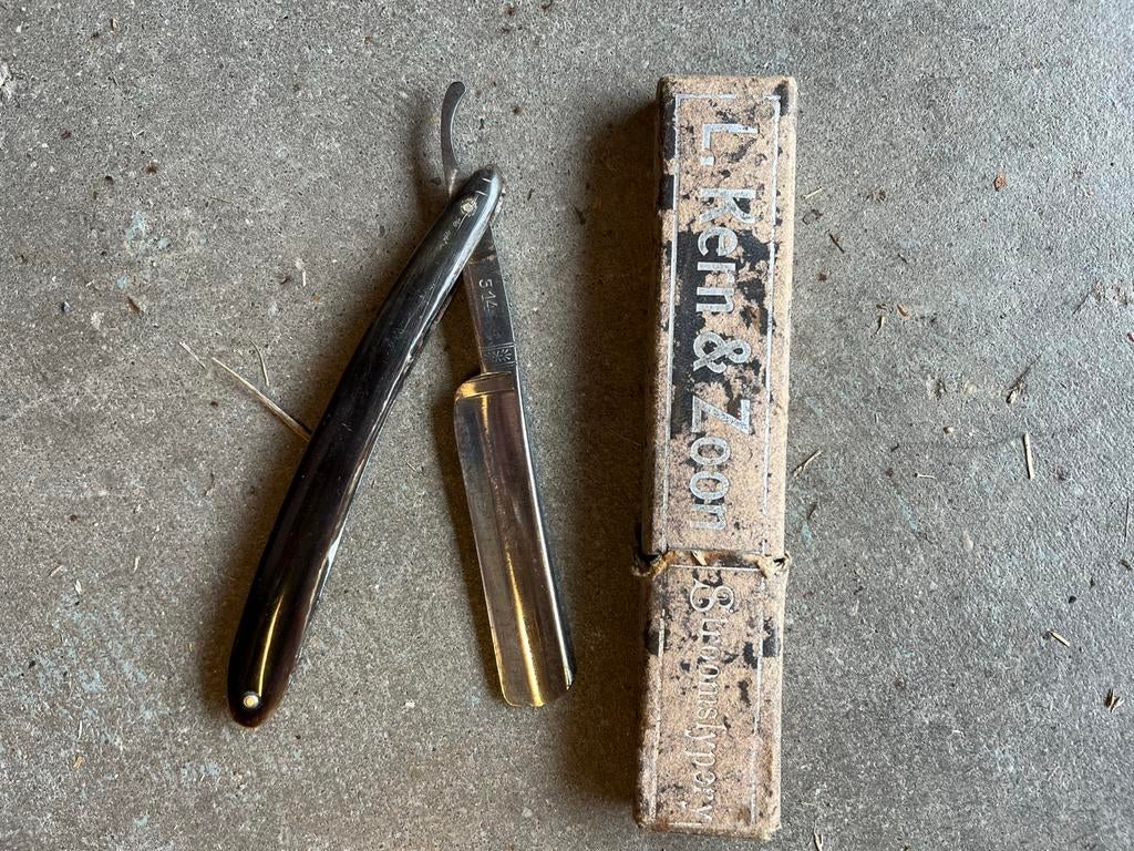 Vintage scheermes barbier, Ophalen of Verzenden