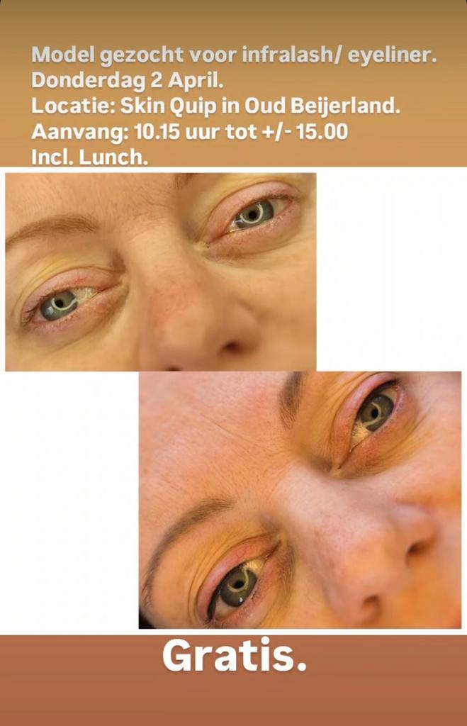 Permanent makeup model gezocht, Ophalen of Verzenden, Zo goed als nieuw, Gehele gezicht