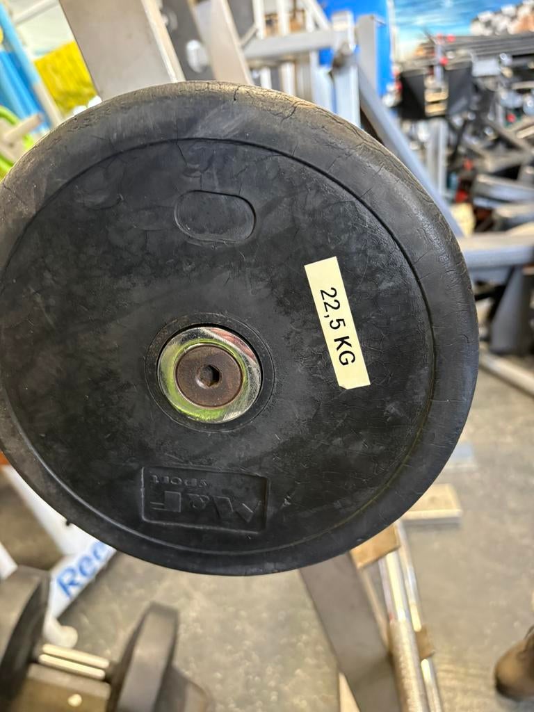 M&f 22,5 kg vaste halter stang gewicht, Gebruikt, Stang, Halterstangen, 22,5 kg