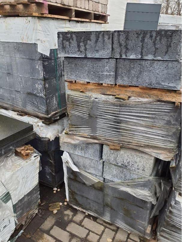 Traptredes Schellevis antraciet 100x37x15 cm 9 stuks, Tuin en Terras, Ophalen, Nieuw, Beton, Minder dan 100 cm