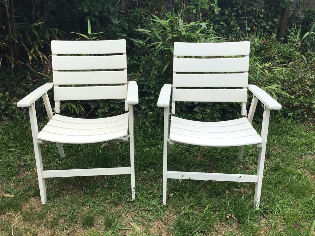 Tuinstoelen hardhout, Ophalen of Verzenden, Zo goed als nieuw, Hout