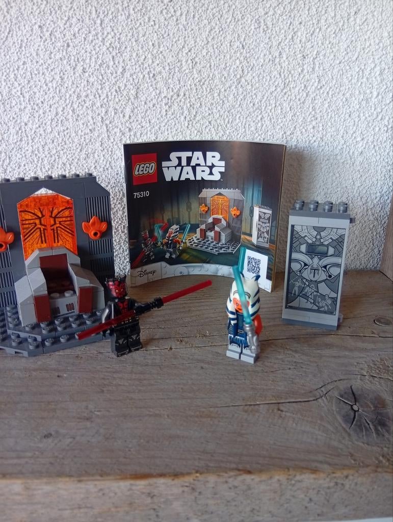 LEGO Star Wars 75310 Duel op Mandalore, Ophalen of Verzenden, Zo goed als nieuw, Complete set, Lego