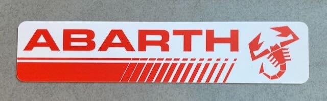 ABARTH kentekenplaat - reclamebord, Ophalen of Verzenden, Zo goed als nieuw, Auto's