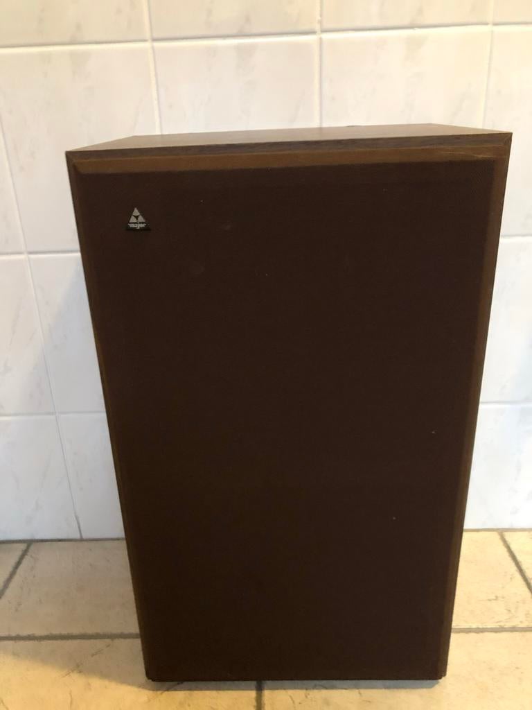 Major S360 3-weg luidspreker systeem, 60W, Gebruikt, M, M, Front, Rear of Stereo speakers