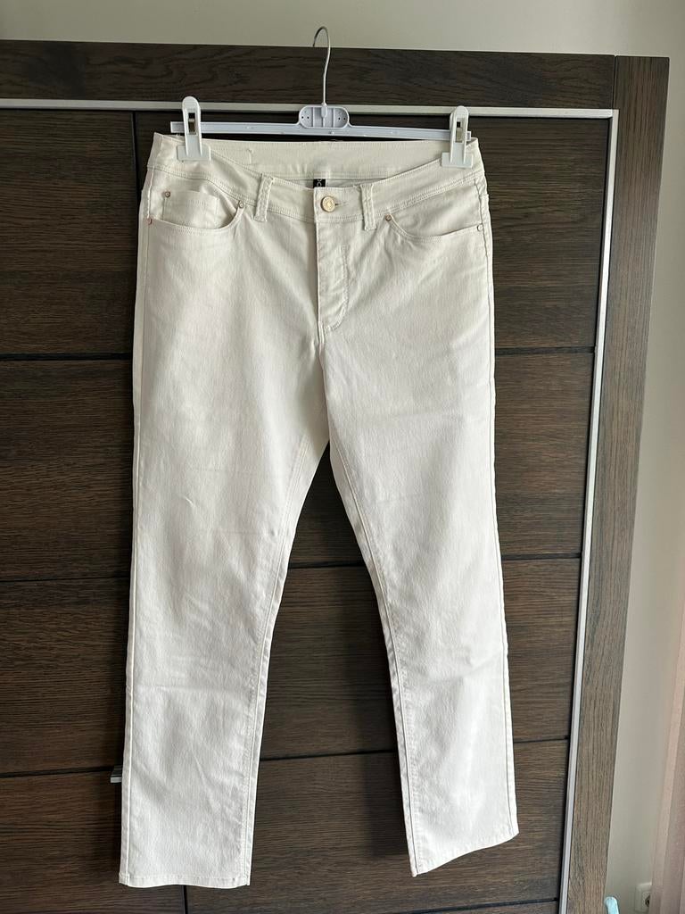 JBC Jeans Spijkerbroek Crème Wit Maat 38 M, Kleding | Dames, Ophalen of Verzenden, Zo goed als nieuw, Wit, W30 - W32 (confectie 38/40)