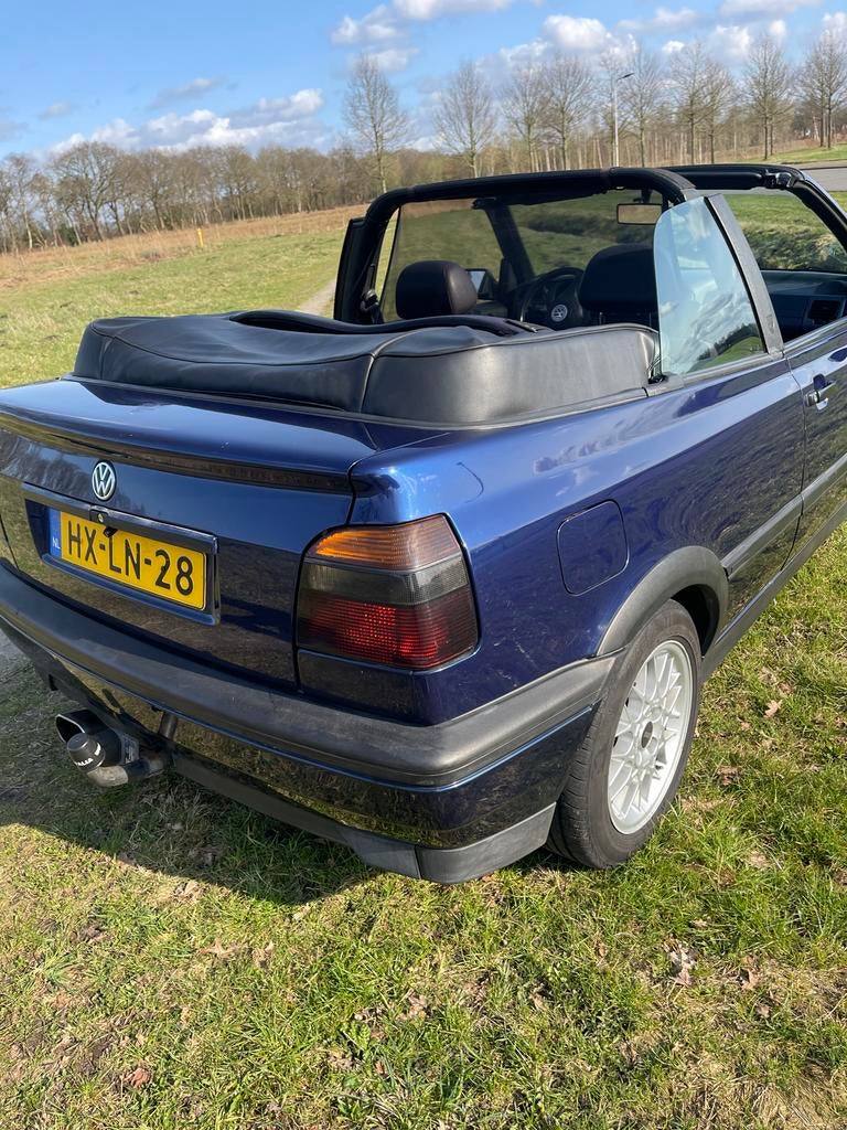 Golf 2.0 Cabriolet 85KW E2 1994 Blauw, Voorwielaandrijving, 4 cilinders, Blauw, Origineel Nederlands