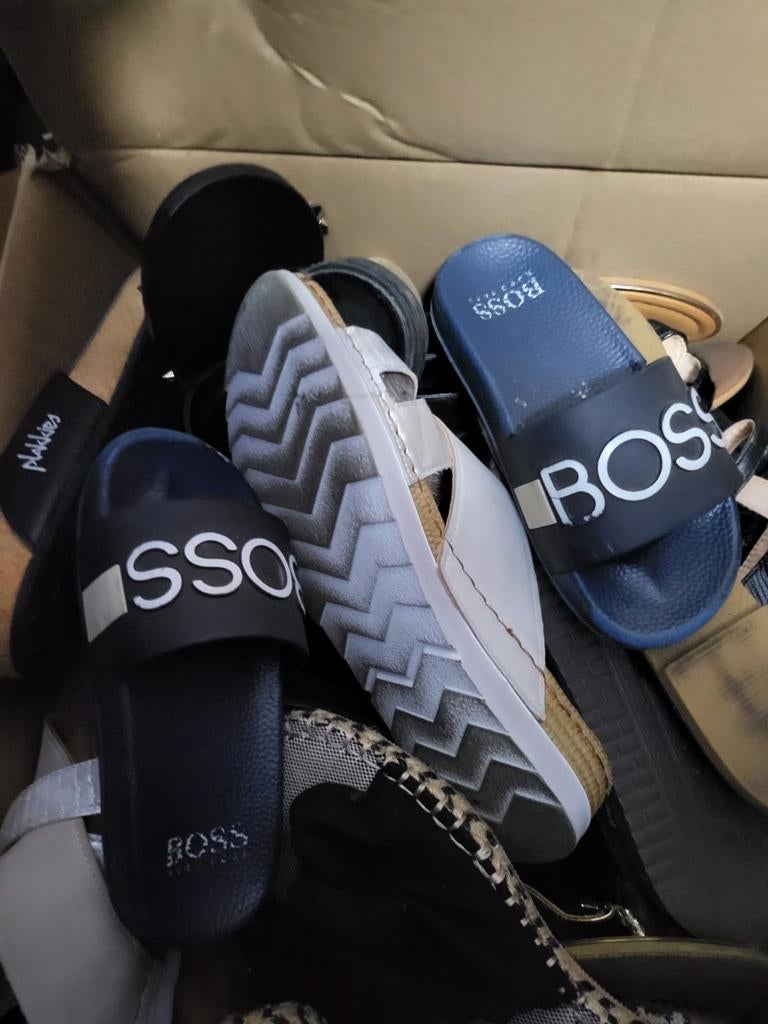 Partij schoenen dames heren Kids baby merk 50 paar mix, Ophalen of Verzenden, Nieuw, Zwart