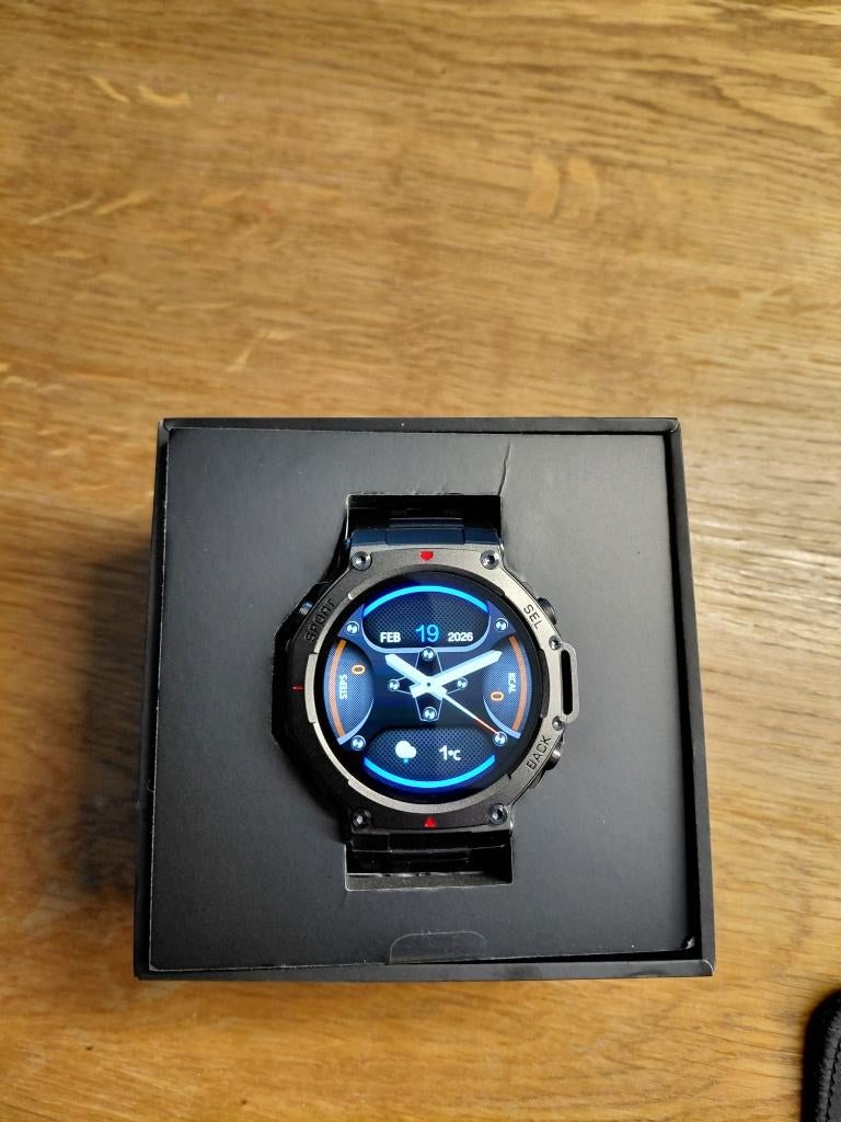 Nieuw universeel sporthorloge met GPS GPS ATS 3085L, Zwart, Nieuw, Ophalen of Verzenden, Waterdicht