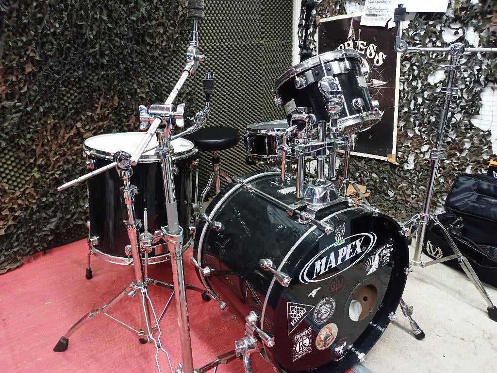 MAPEX SATURN DRUMSTEL MET HARDWARE, Muziek en Instrumenten, Drumstellen en Slagwerk, Ophalen, Gebruikt, Overige merken