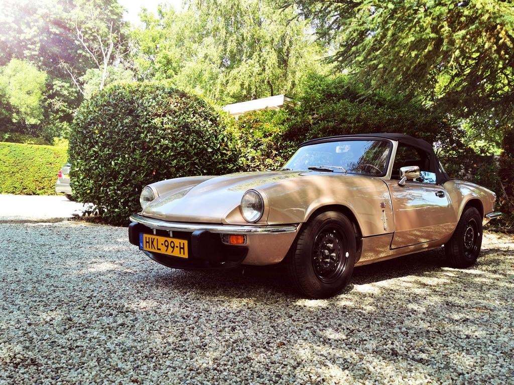 Triumph Spitfire 1500 1979 ZEER NET., Auto's, Achterwielaandrijving, Zwart, 4 cilinders, Handgeschakeld