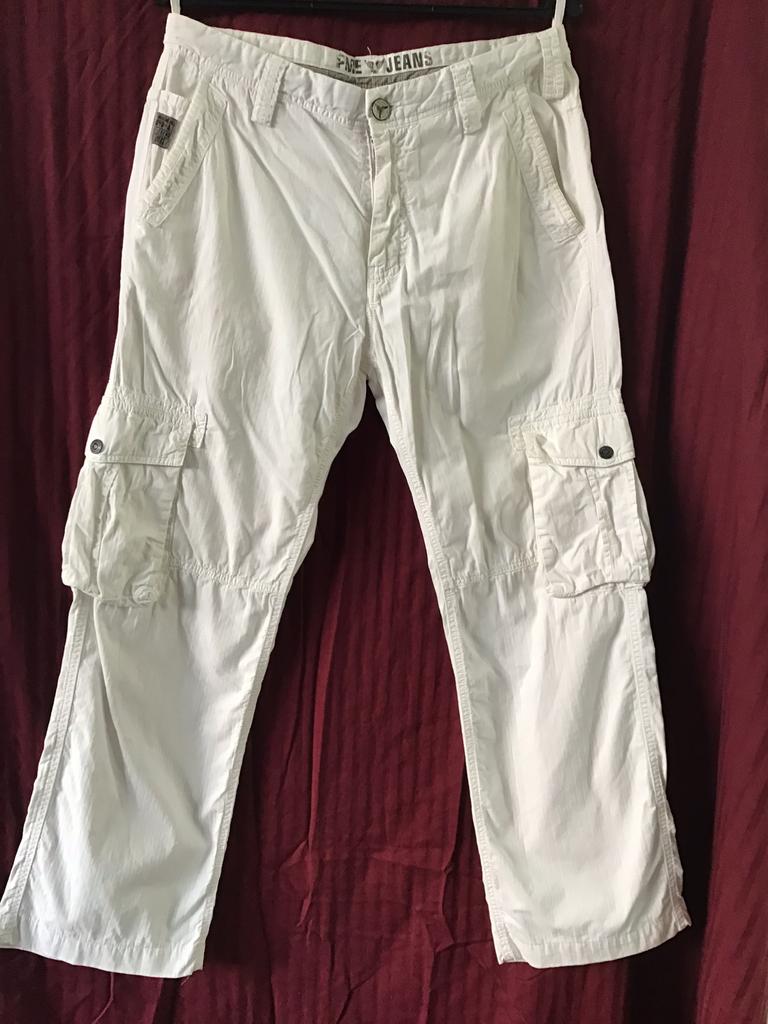 PME jeans Cargo zomerbroek mt, W33 / L34, Kleding | Heren, Spijkerbroeken en Jeans, Gedragen, W33 - W34 (confectie 48/50), Wit