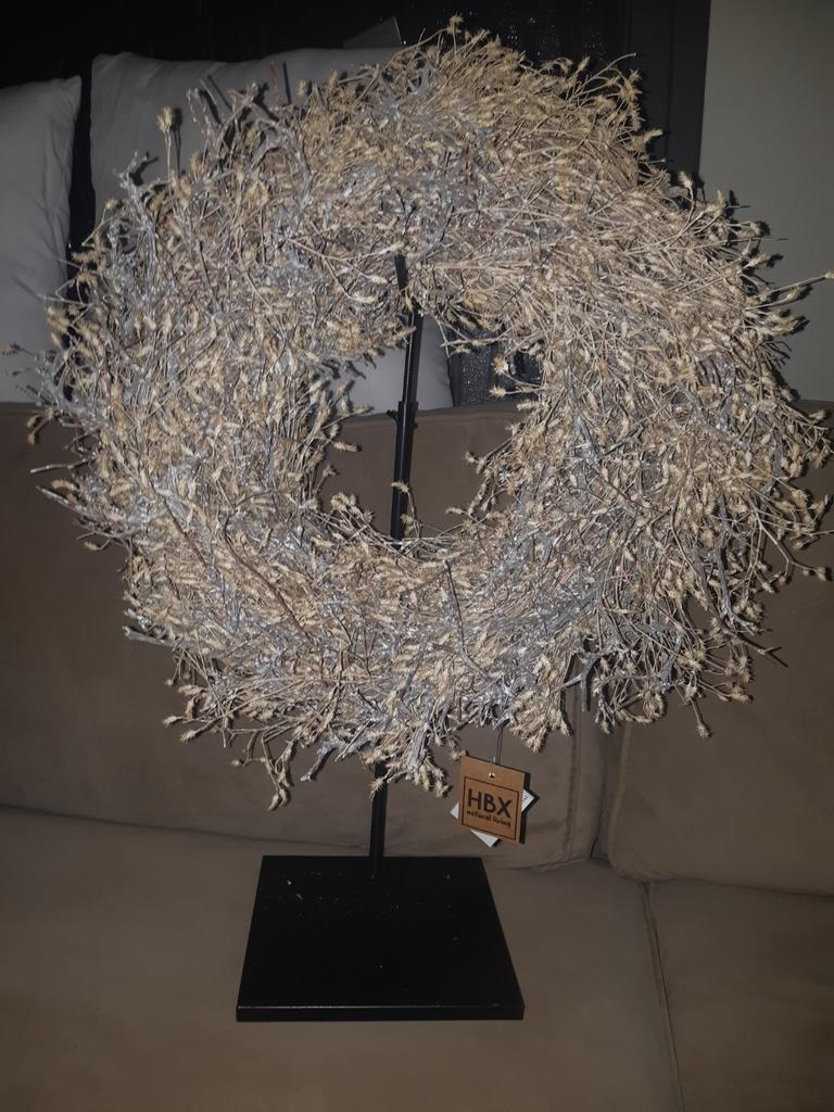 Krans op standaard, Ophalen of Verzenden, Zo goed als nieuw