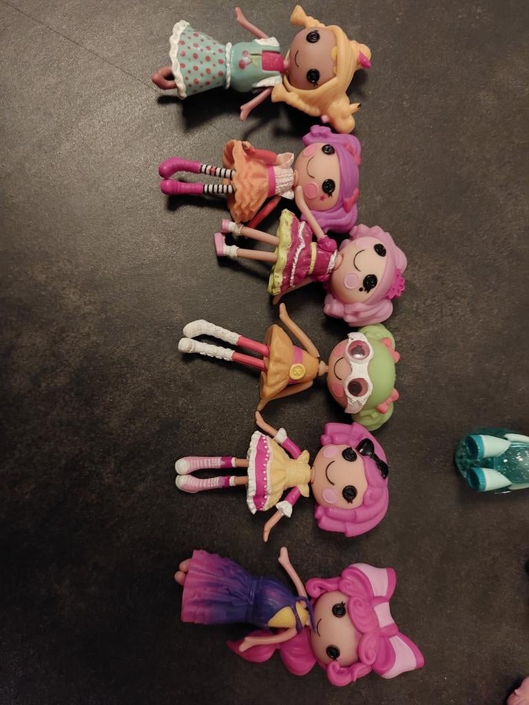 6 lalaloopsy poppetjes ong 6 cm, Ophalen of Verzenden